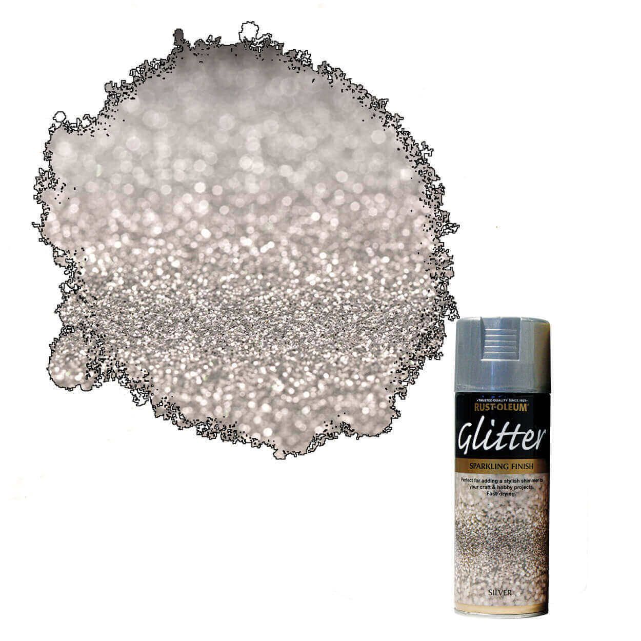 Rust-Oleum Painters Touch Glitter Silver 400ml