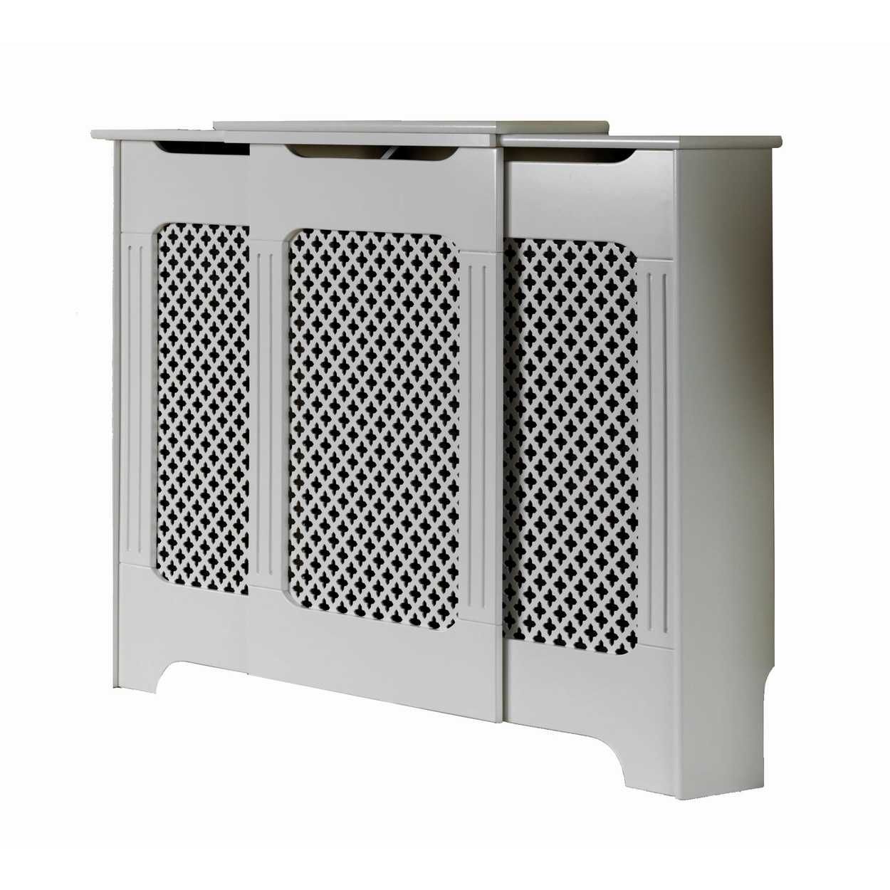 Tema Classic Adjustable Radiator Cover White - Large