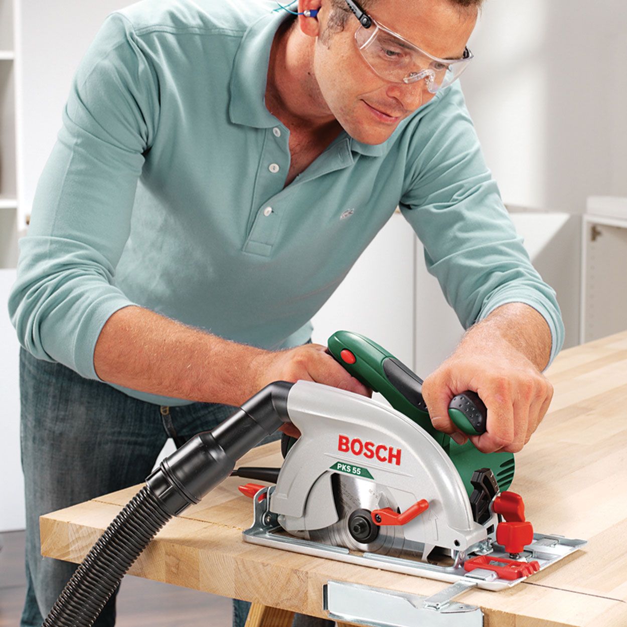 Løft dig op Målestok shuffle Bosch PKS 55 Circular Saw | Woodie's