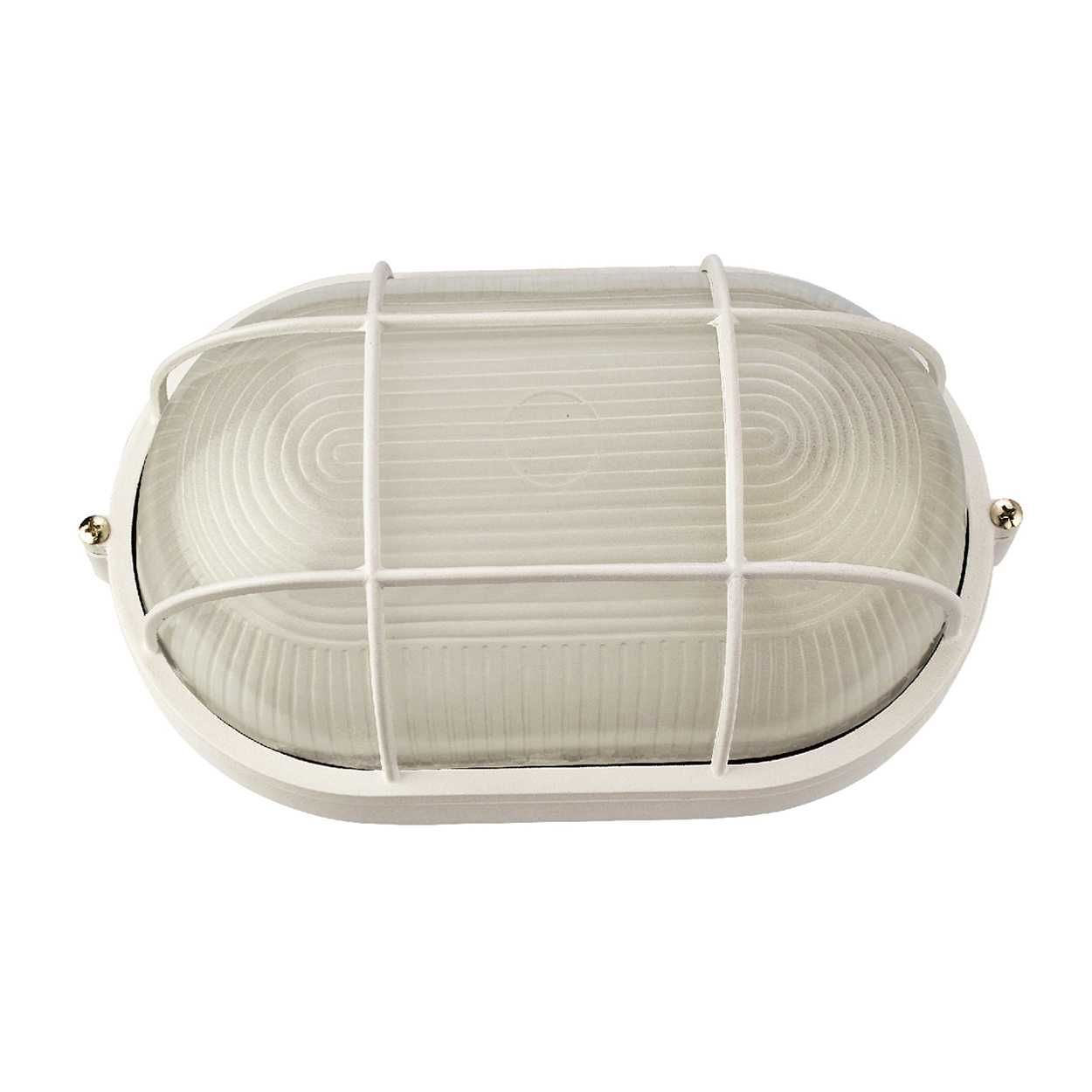 Rok 60W ES Oval Bulkhead White