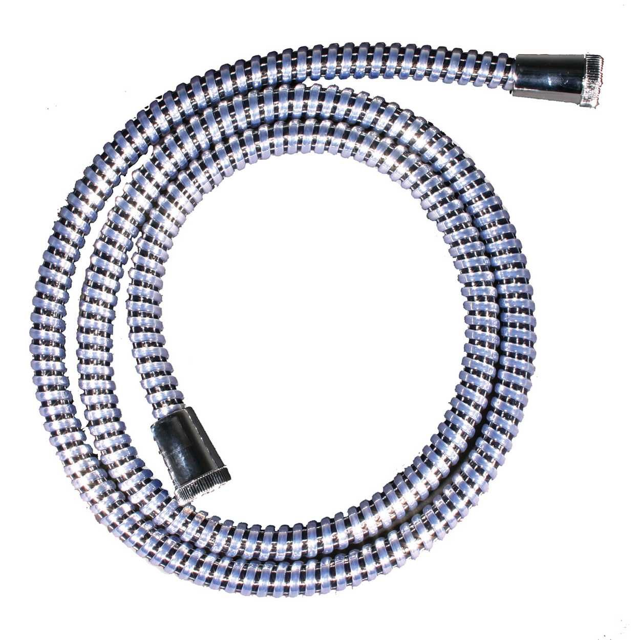 Croydex 1.5m Reinforced Pvc Shower Hose- Chrome
