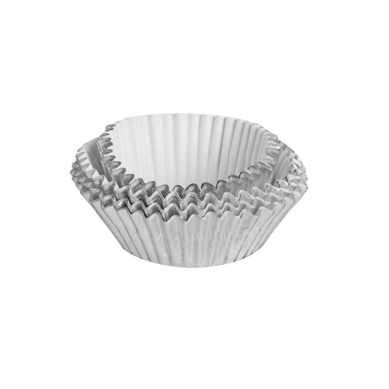 Silver Foil Cupcake Cup - Confectionery House