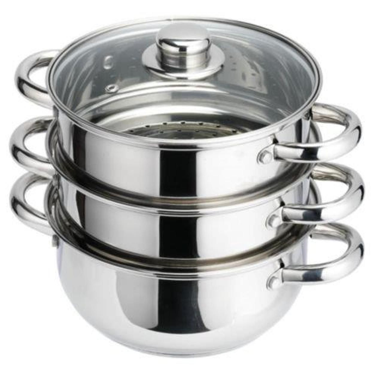 big stainless steel steamer
