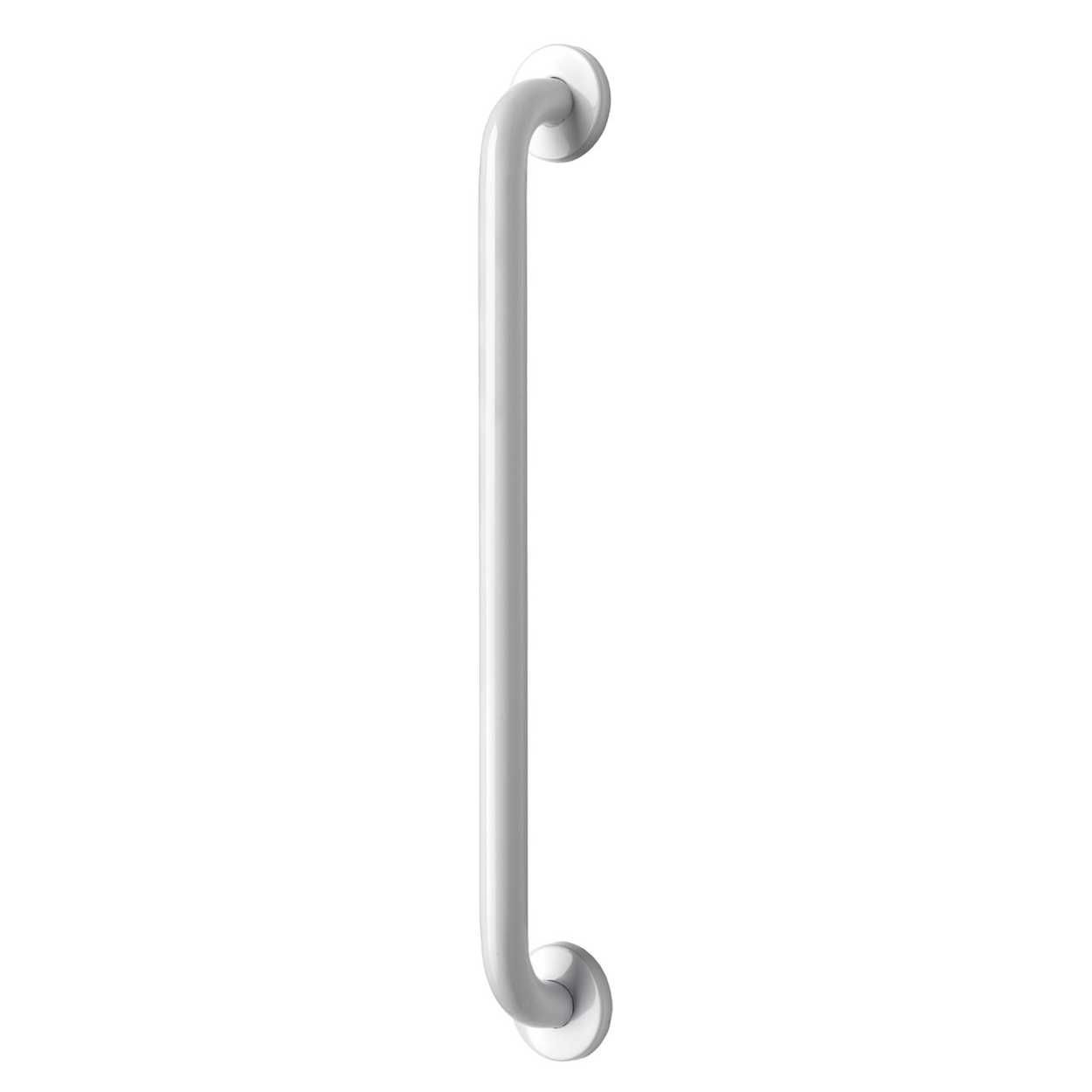 Croydex 600mm Straight Grab Bar White With Concealed Fixings