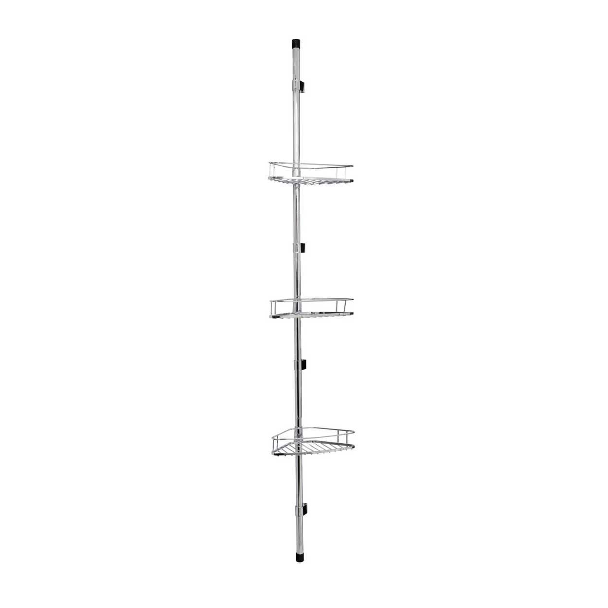 Croydex Wire Triple Corner Storage Basket Set Rust Free
