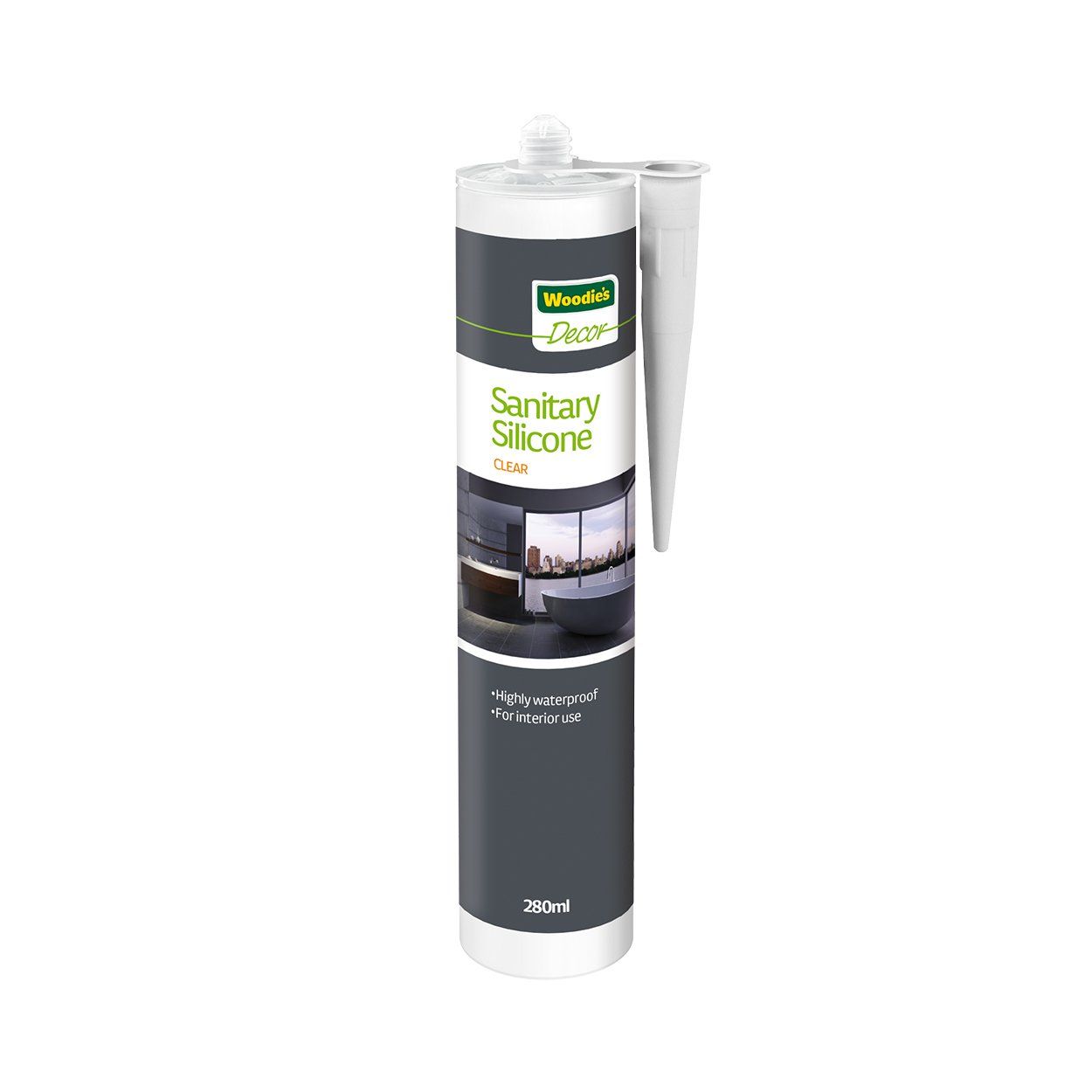 Woodies Sanitary Silicone Clear 280ml