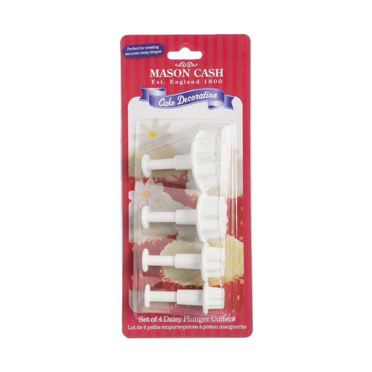 Set of 4 Daisy Plunger Cutters
