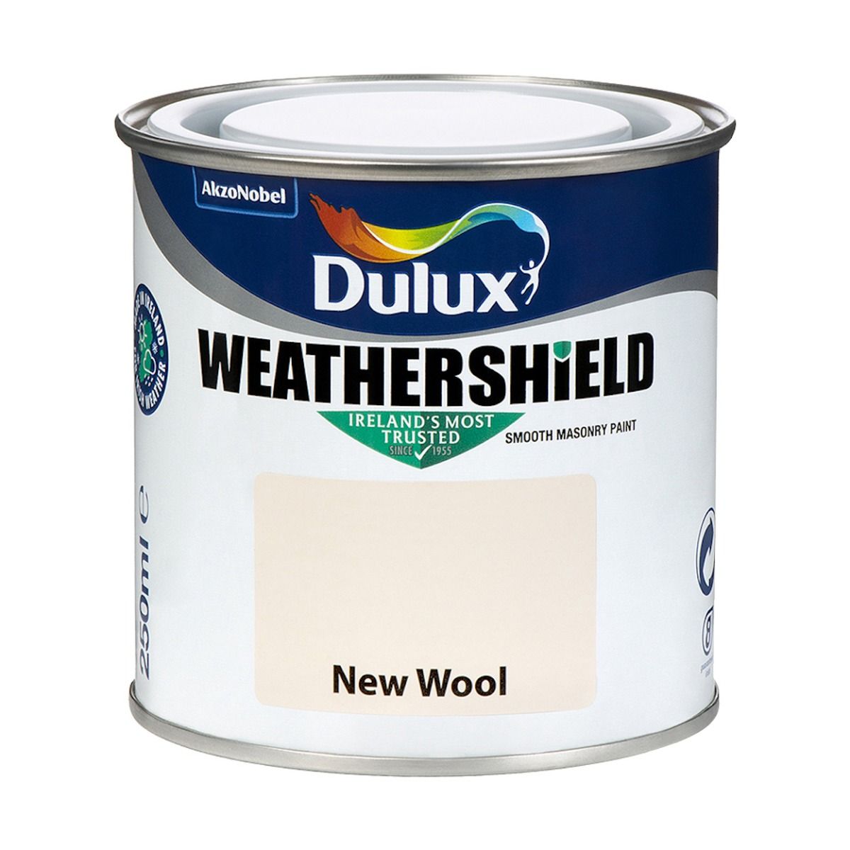 Dulux Weathershield Smooth Masonry New Wool 250ml
