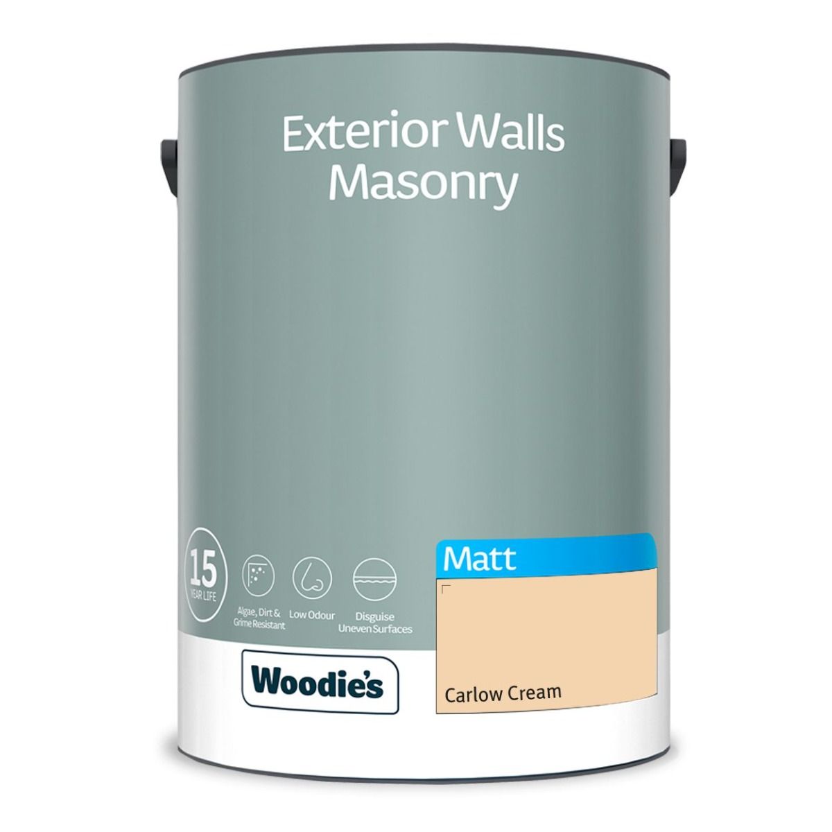Woodie's Exterior Masonry Carlow Cream 5Ltr