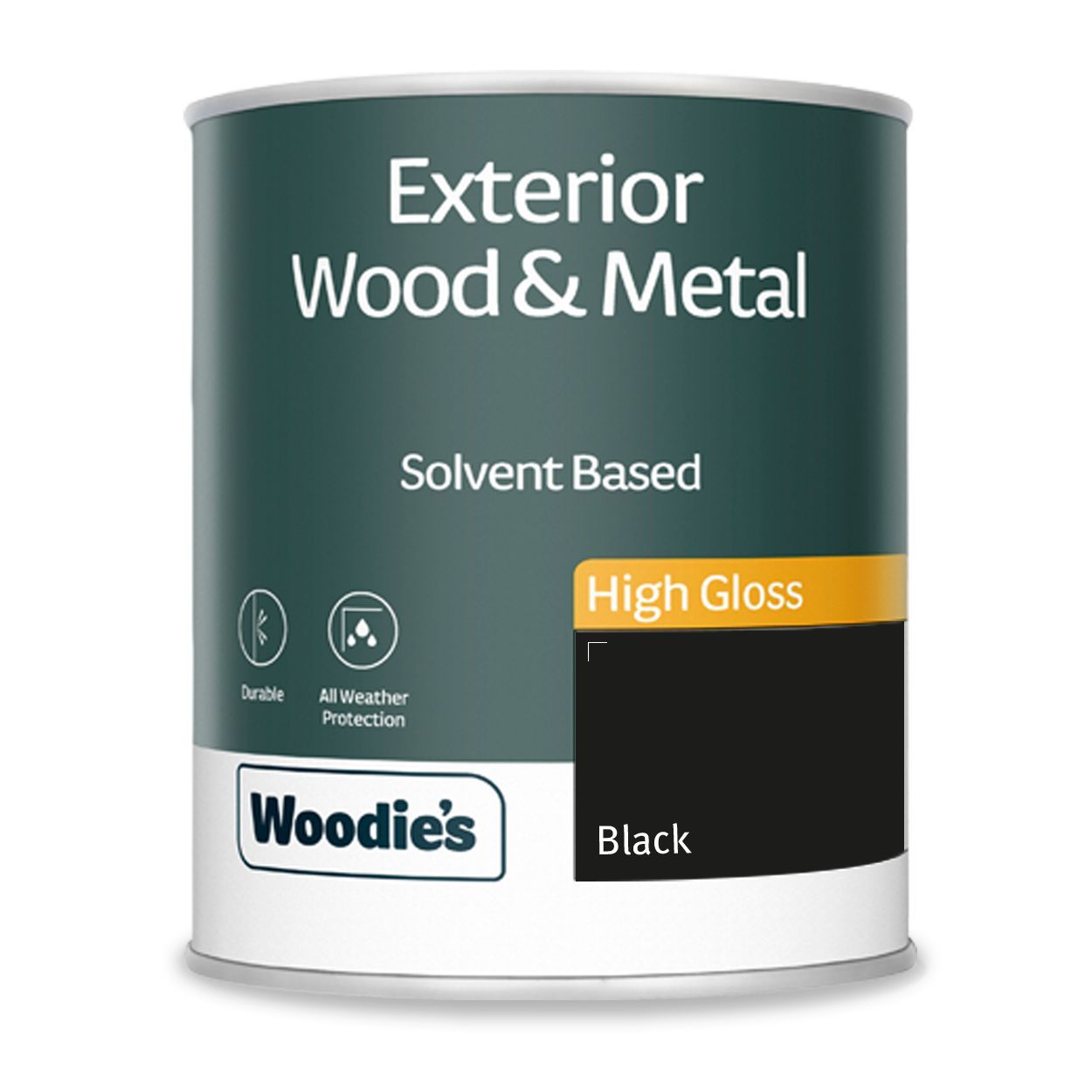 Woodie's High Gloss Black 750ml