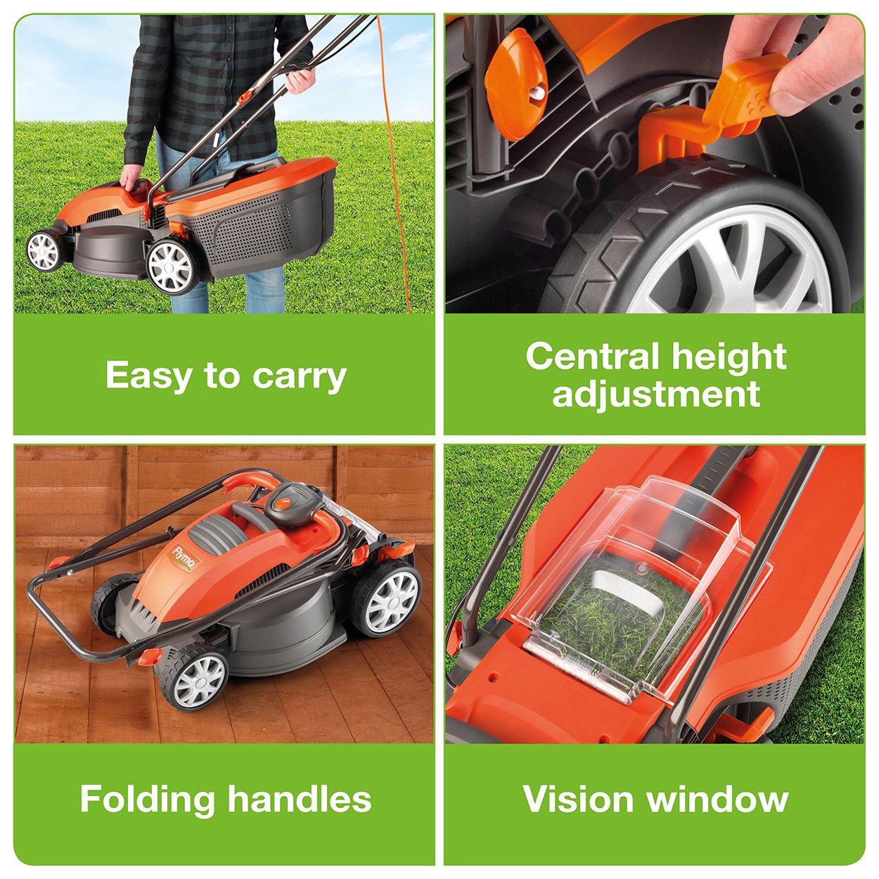 Woodies hotsell flymo lawnmower