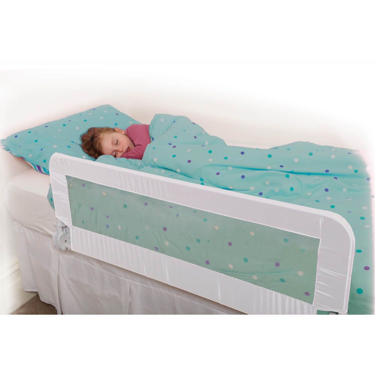Mesh safety baby bed rails clearance
