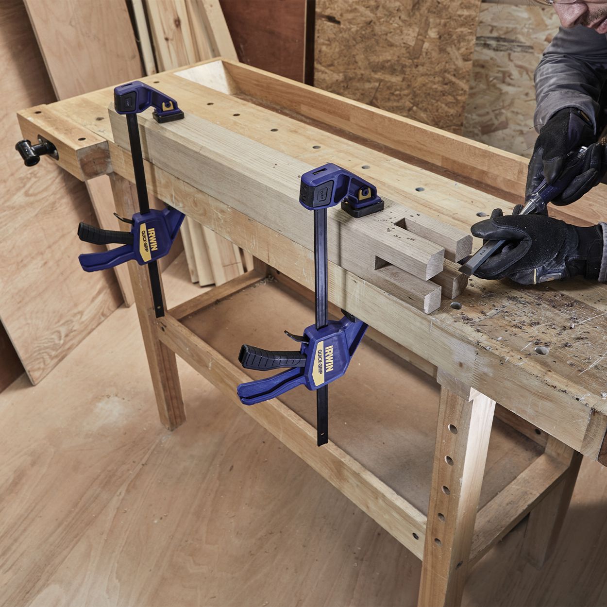 Wood clearance clamps woodies