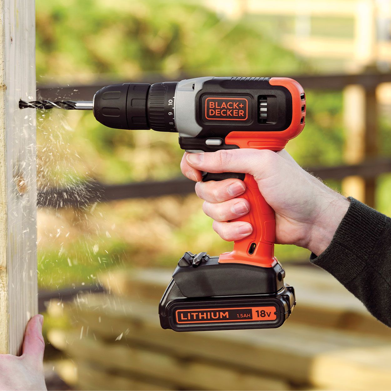 Black+Decker 18V Lithium-Ion Drill Driver