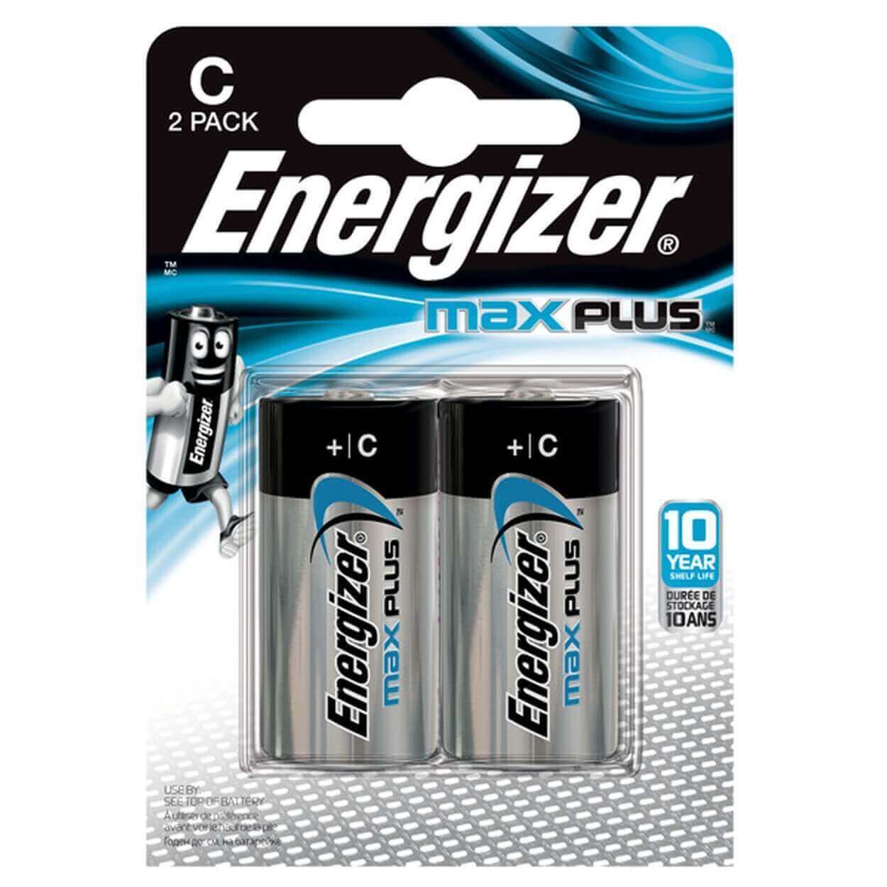 Energizer Maxplus C 2 Pack