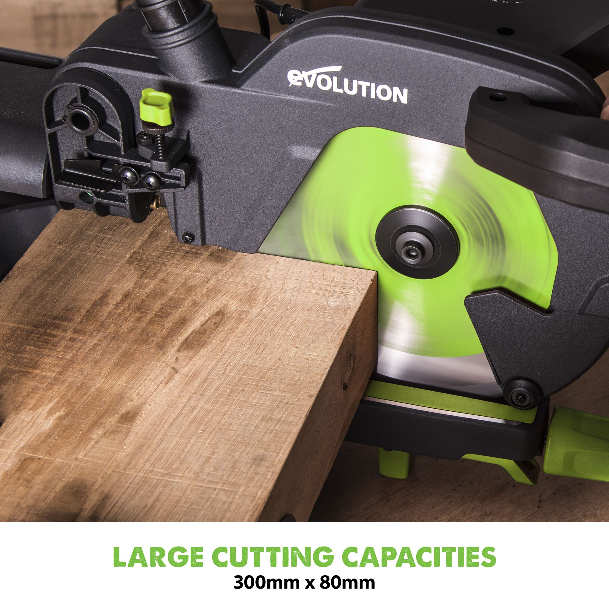 Evolution 255 sliding mitre saw deals