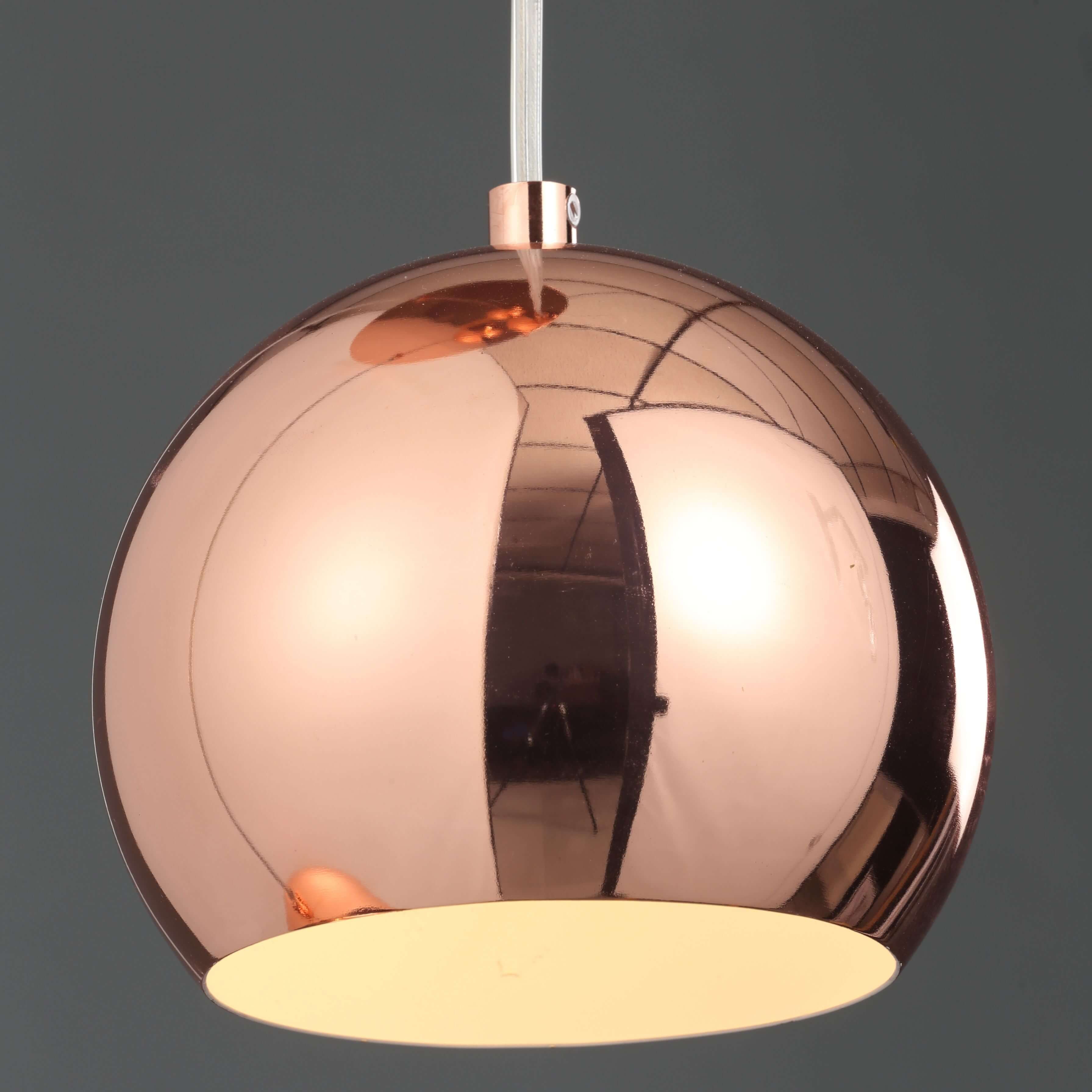 3 Light Ball Cluster Copper