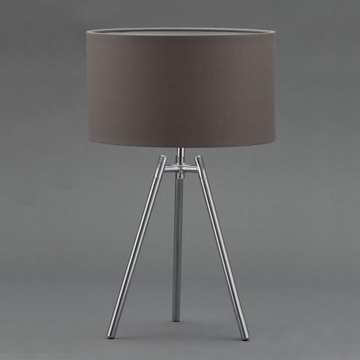 Silver tripod table sales lamp