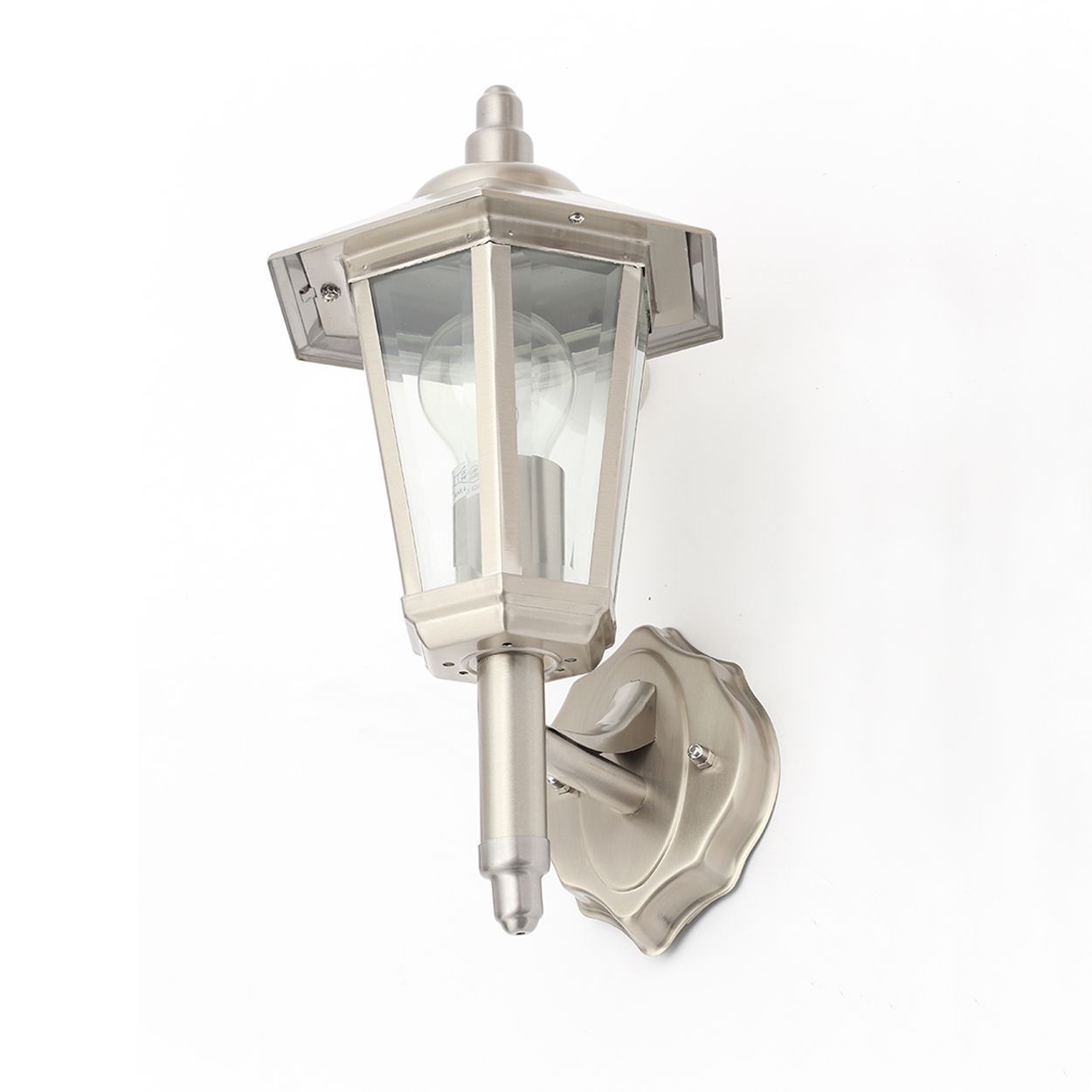 Zeta Wall Lantern Stainless Steel