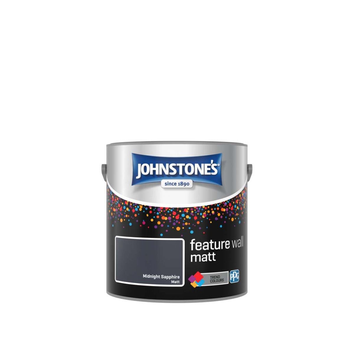 Johnstone s Feature Wall Matt Midnight Sapphire 2.5 Litre