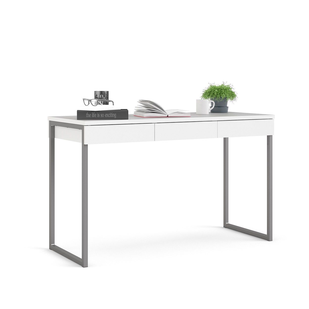 Computer table white sale colour