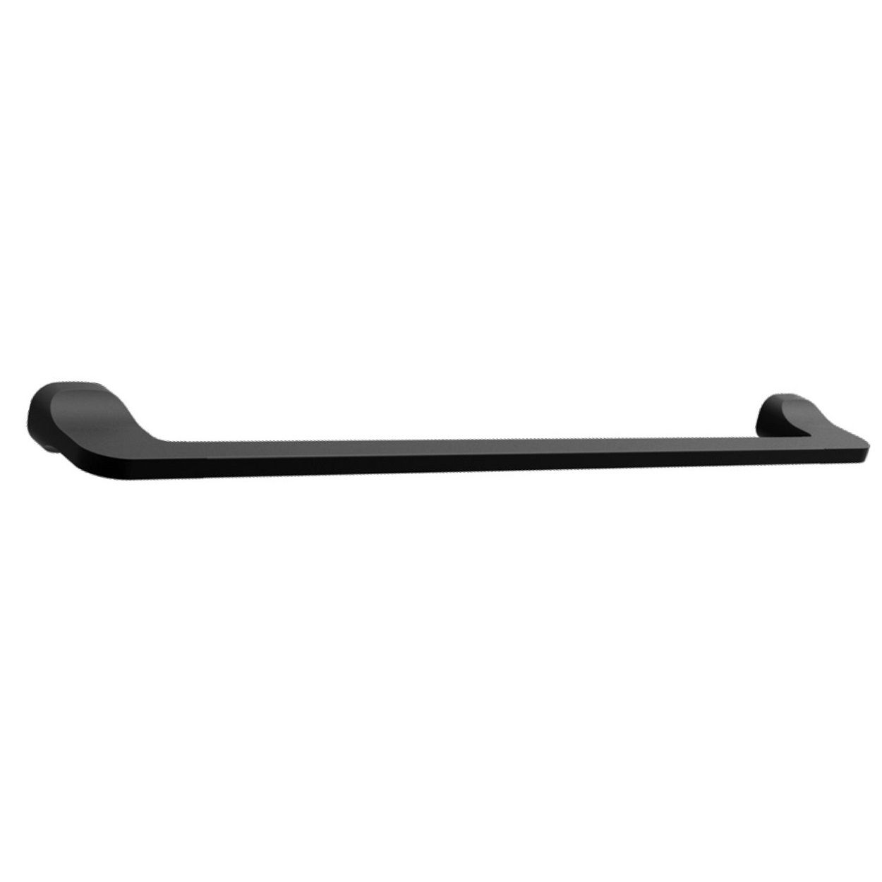 Nero Single Bar Towel Rail Black
