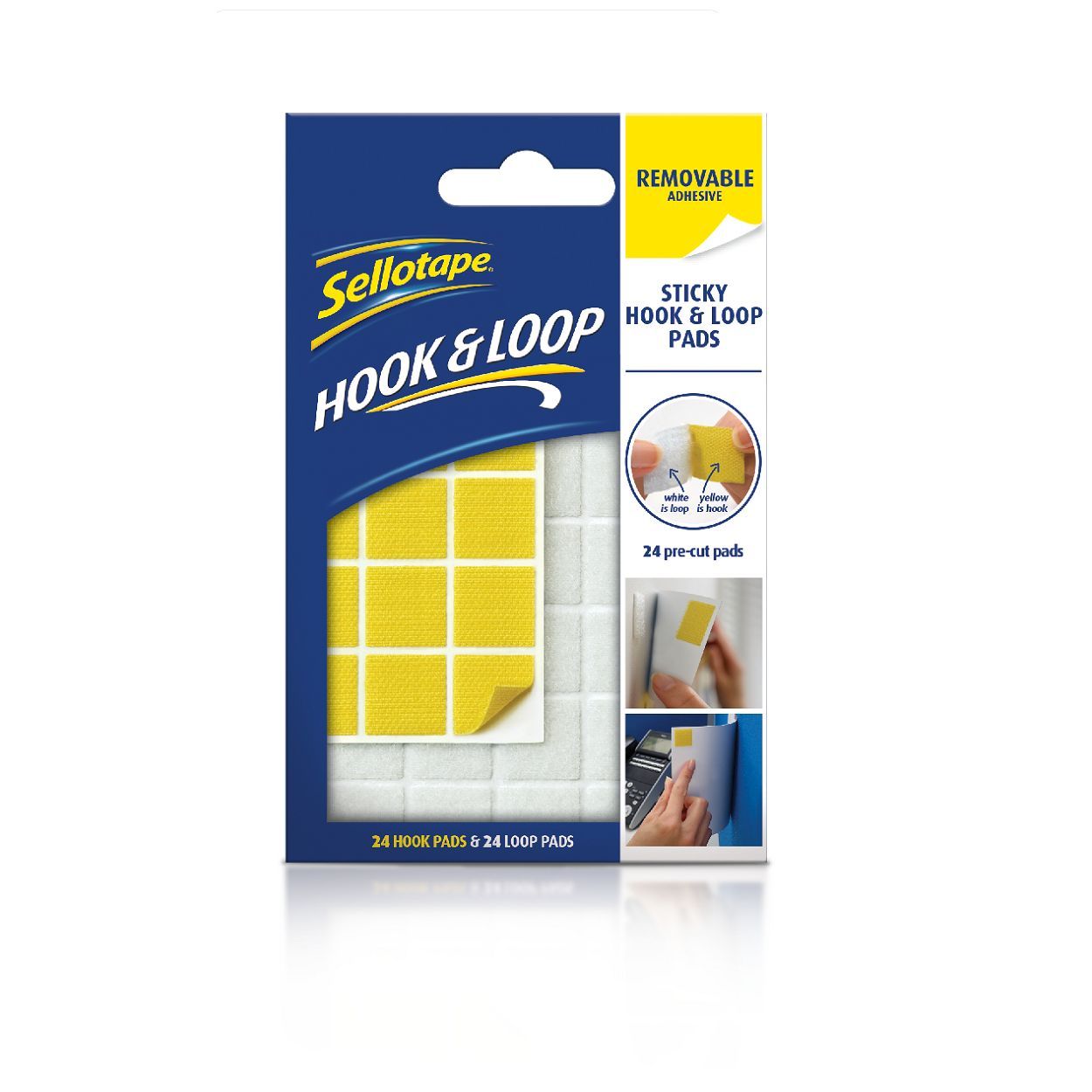 Sticky hook deals and loop pads