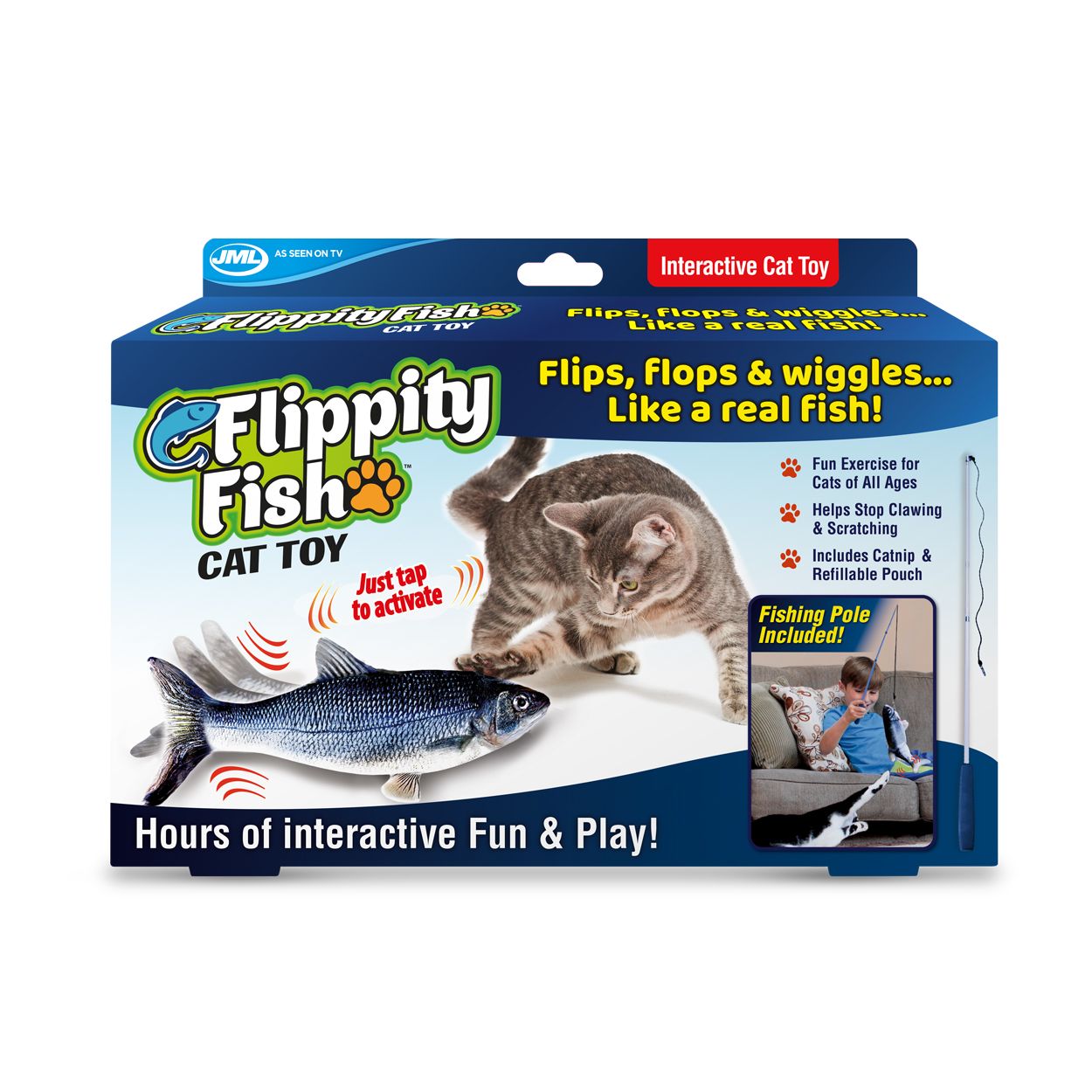 Flip fish toy new arrivals