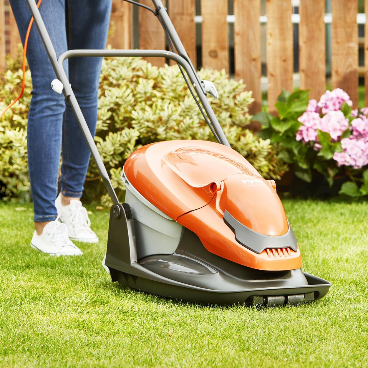 Small flymo lawnmower sales