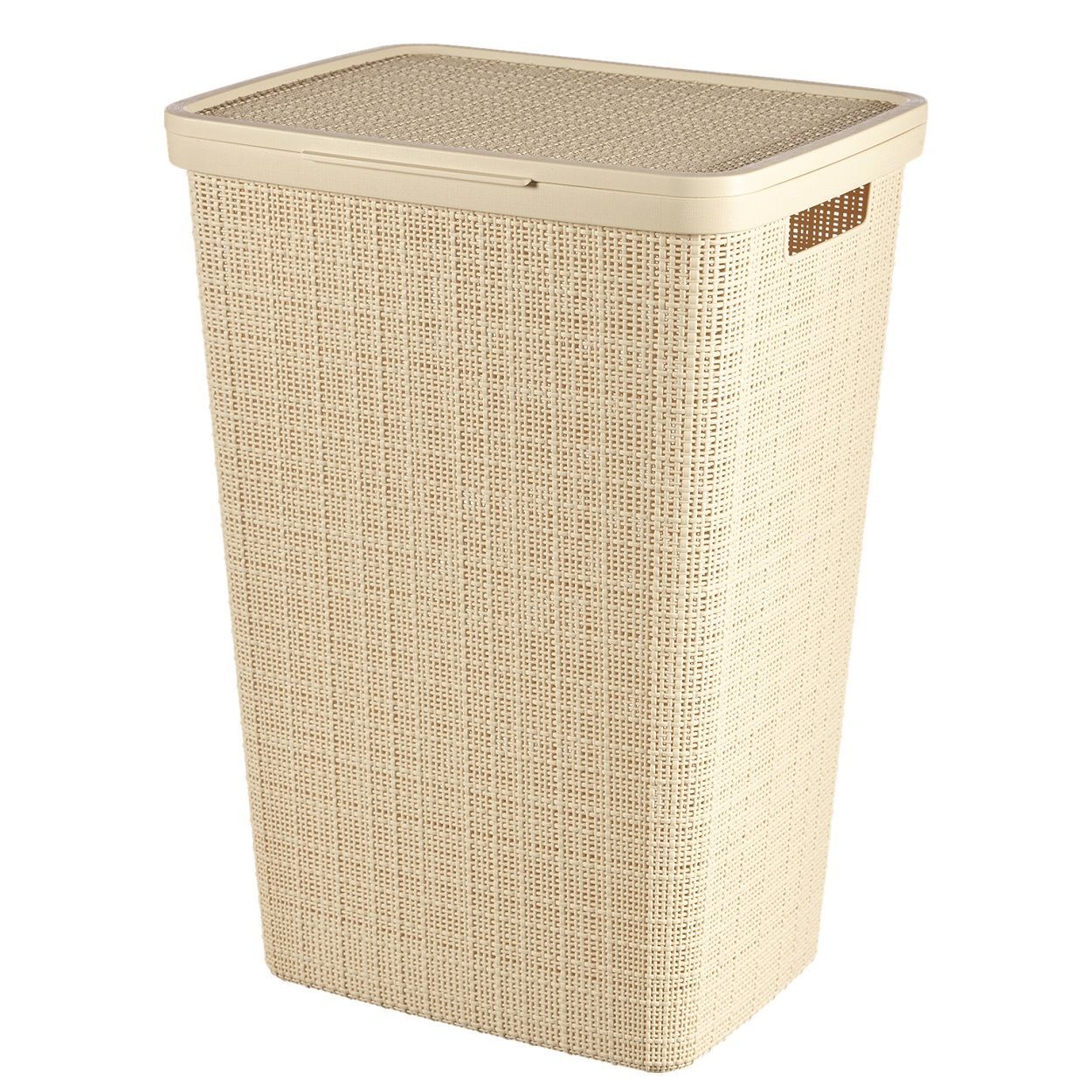 Curver Jute Laundry Hamper 58L Off White