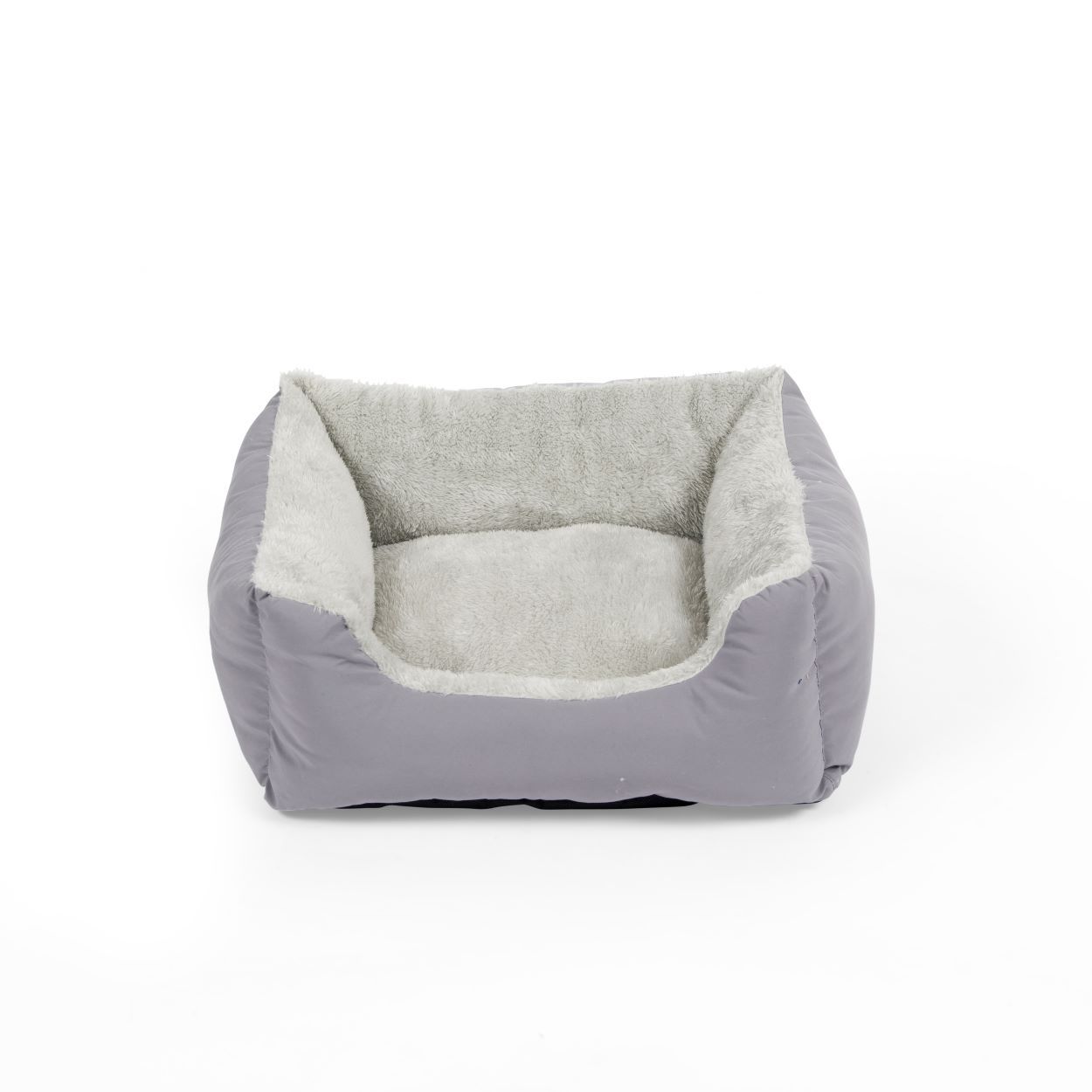 Small Grey Square Bed