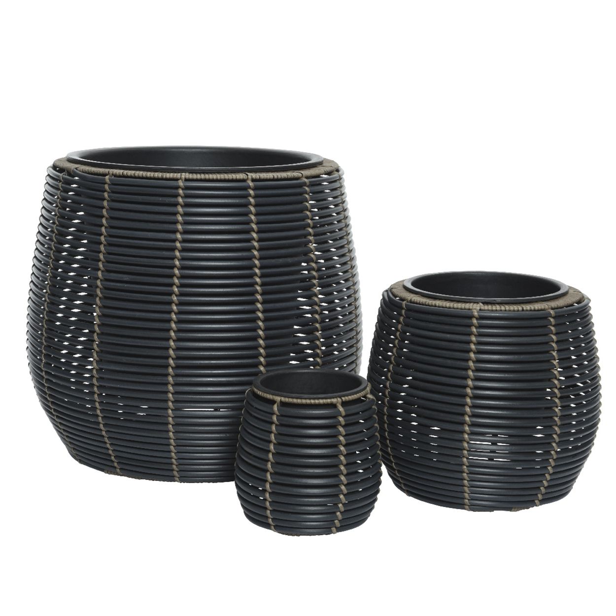 Jolie Planter Anthracite 28cm