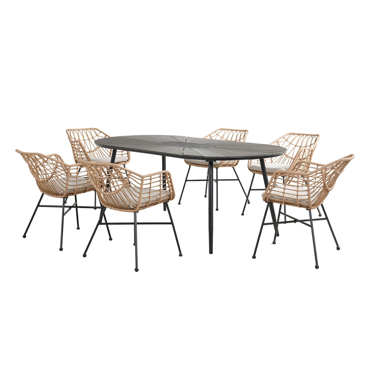 Riga 7 Piece Garden Patio Set