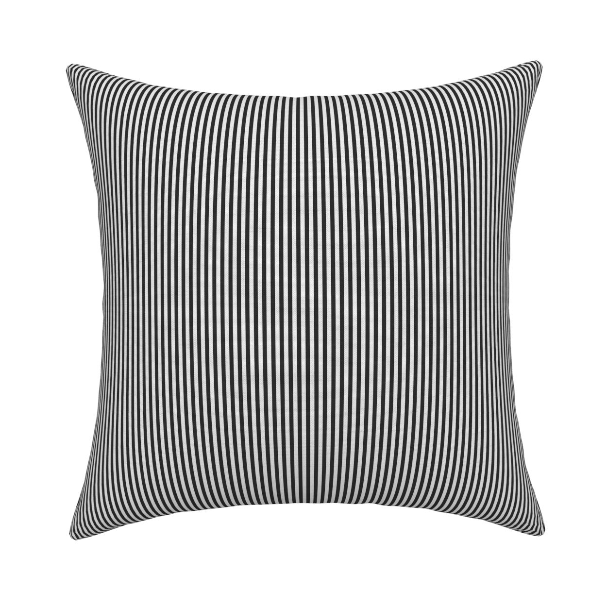 Leyla Black Stripe Pattern Cushion