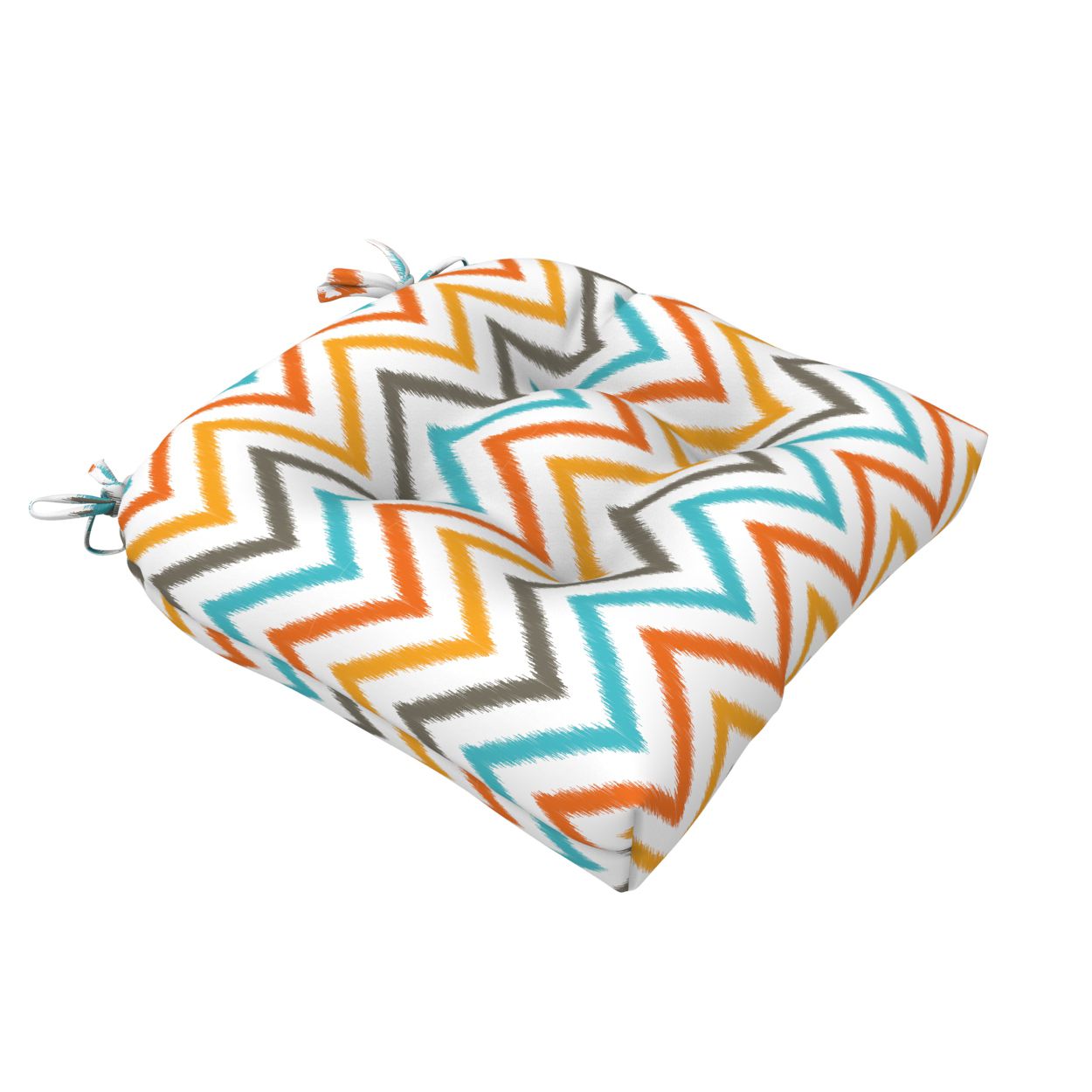 Leyla Chevron Pattern Seat Cushion