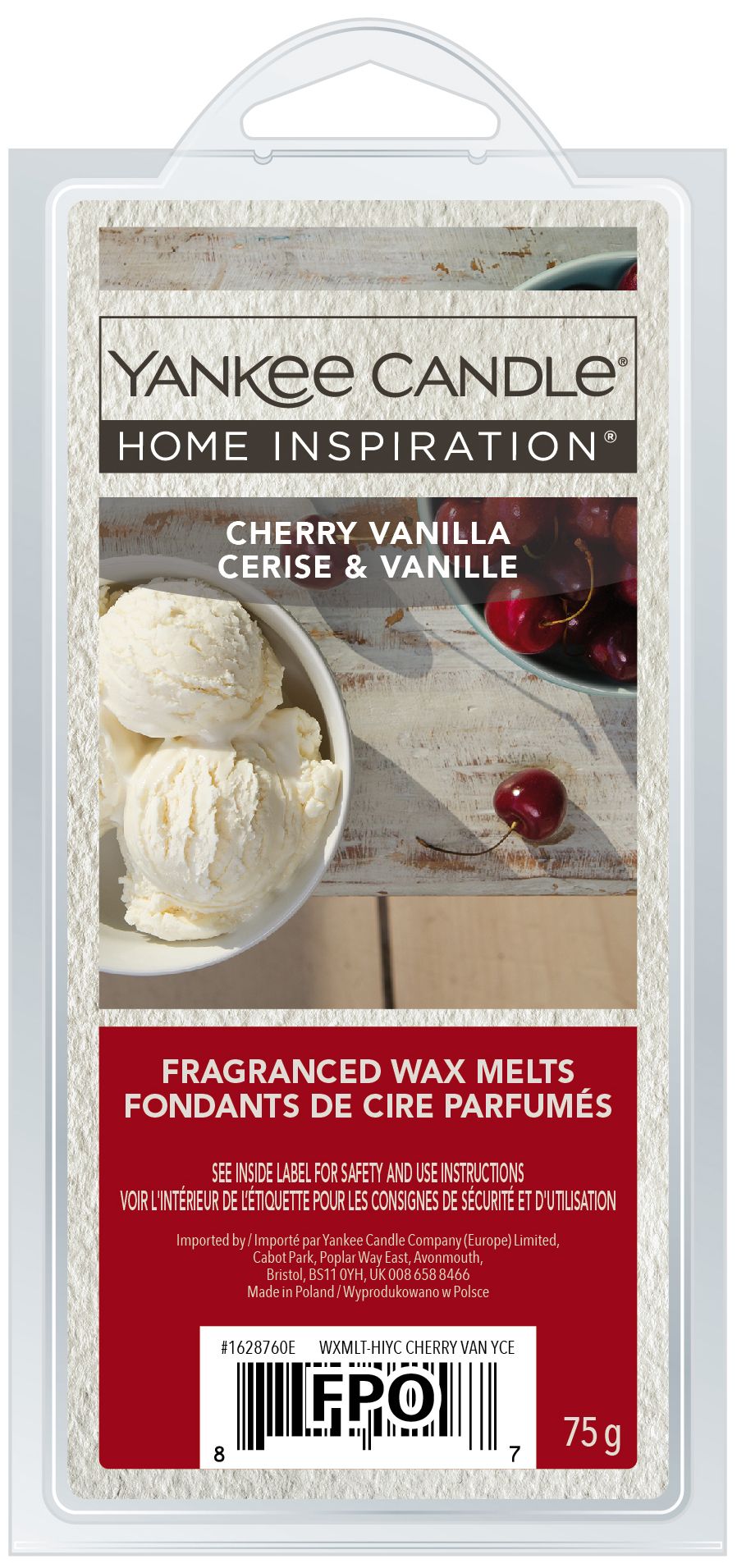 Yankee Home Inspiration Waxmelt Cherry Vanilla