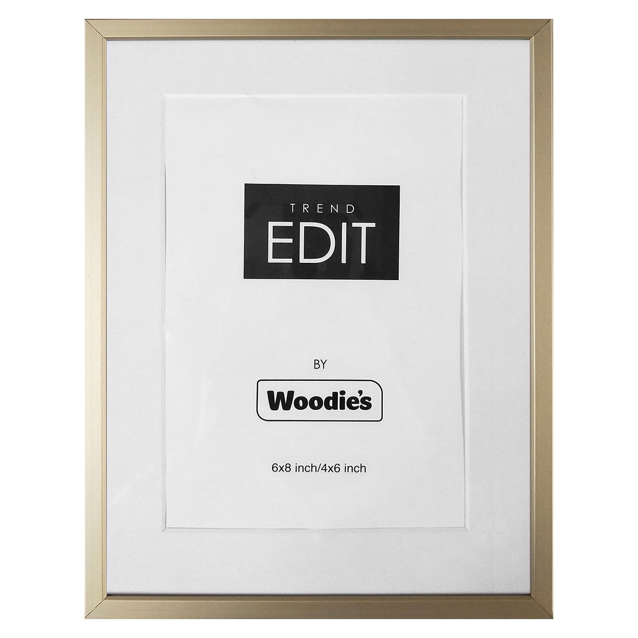 Aluminum Brass Photo Frame-6X8Inch