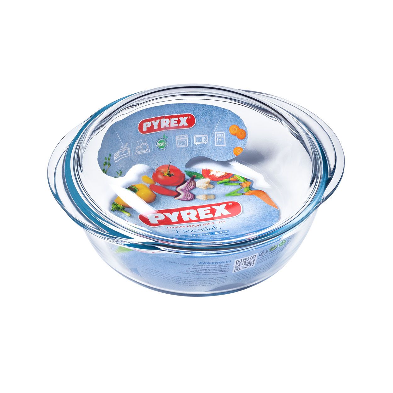 Pyrex Essentials Casserole Dish 2.2ltr