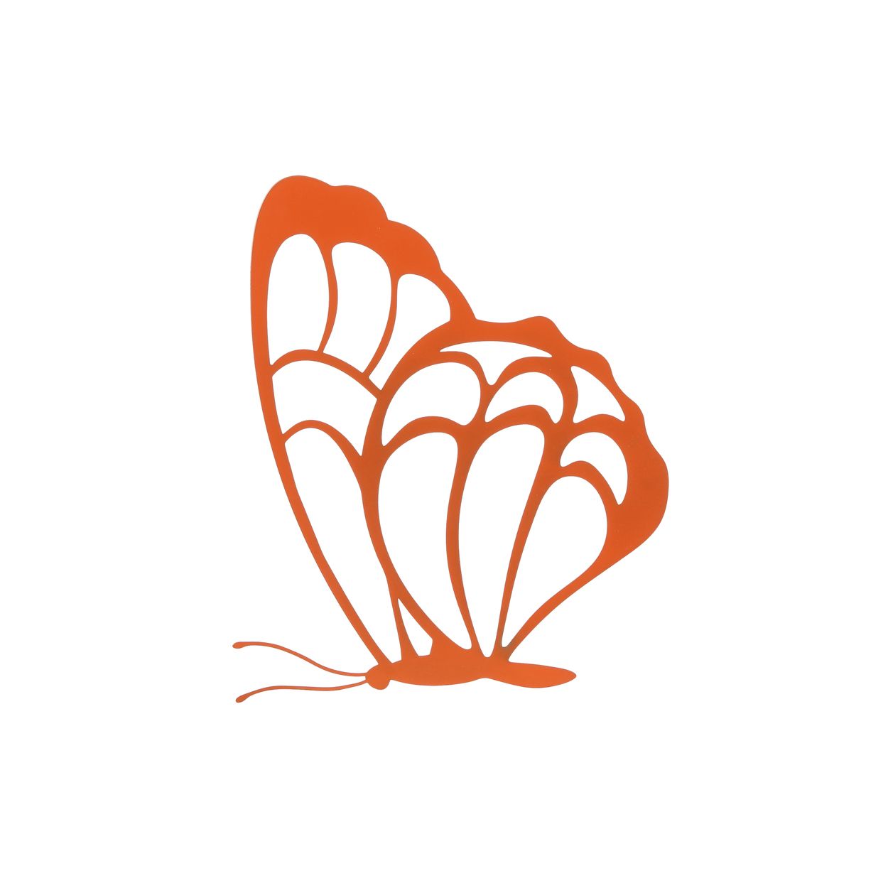 Small Wallhanger Butterfly Orange