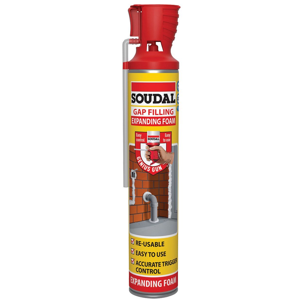 Genius Gun Gap Filling Foam 750Ml