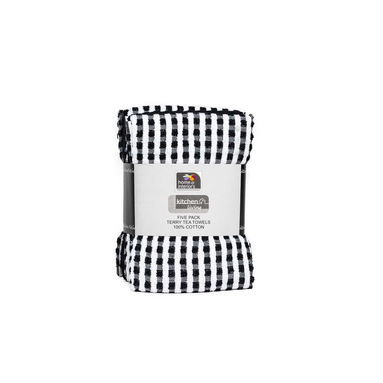 5 Pack Popcorn Tea Towel