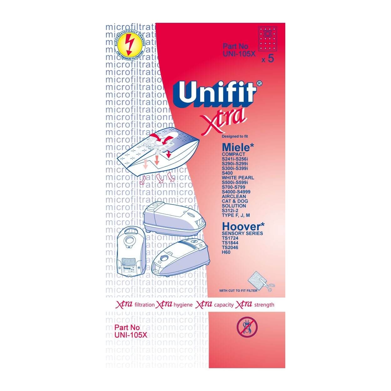 Unifit Vacuum Bags (Miele 247i)