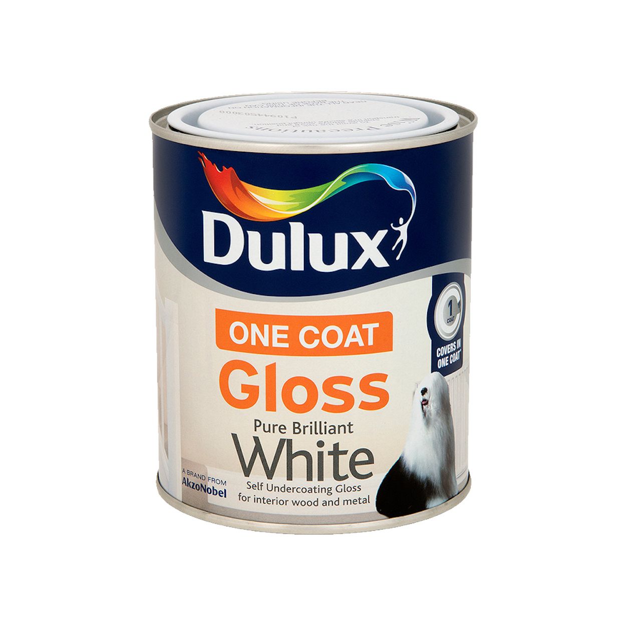 b&q one coat white gloss paint
