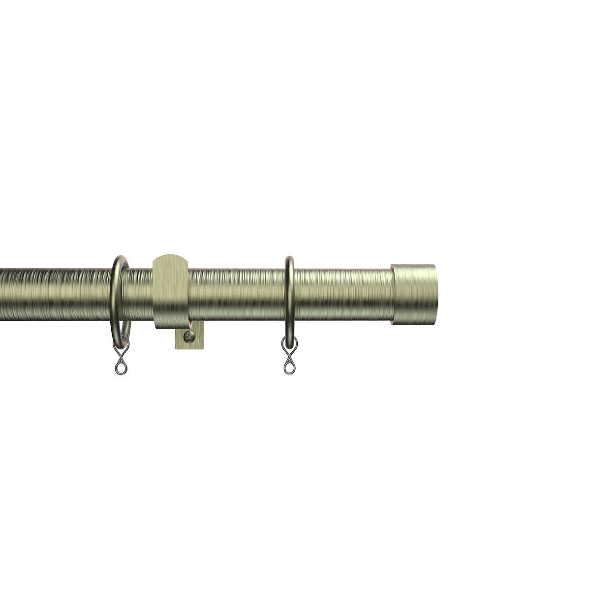 Woodies 25 28mm Ext Stud Pole 180-320cm Antique Brass