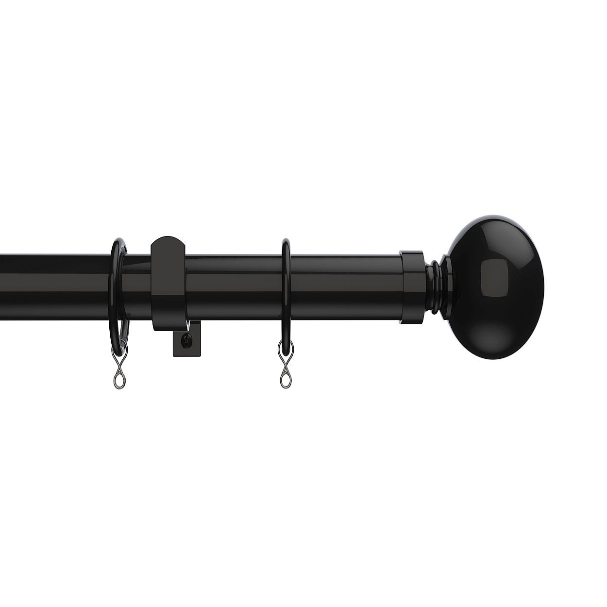 Woodies 25 28mm Ext Ball Pole 180-320cm Black