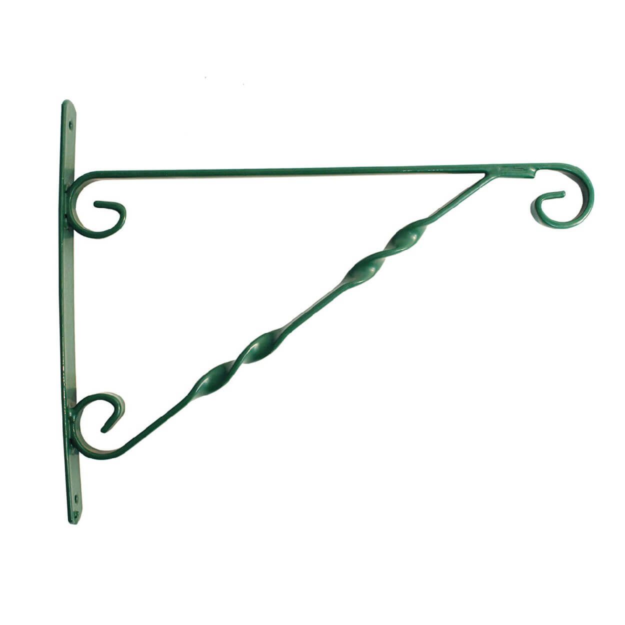 Hanging Basket Bracket Green 14"