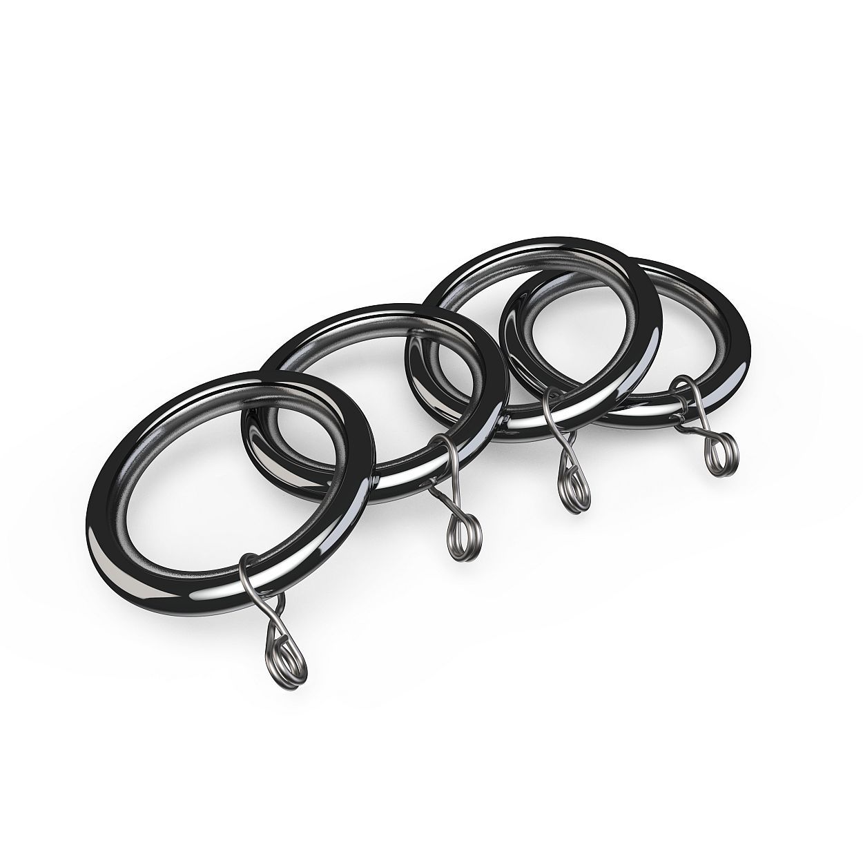 Woodies 28mm Ring x 4 Chrome