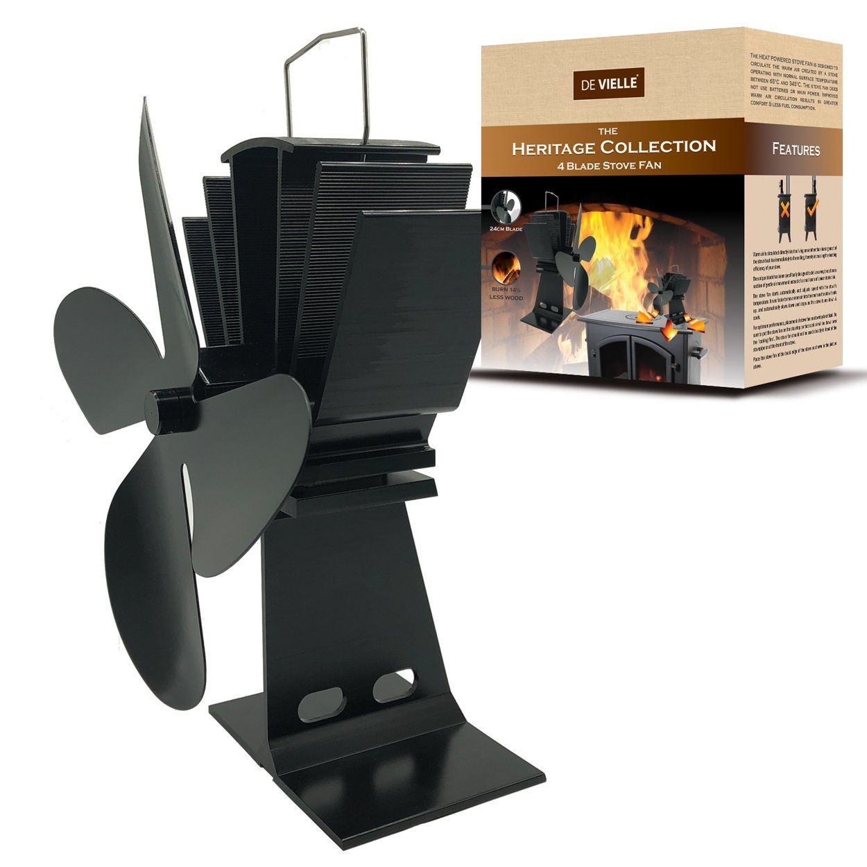 De Vielle Heritage Stove Fan | Woodie's