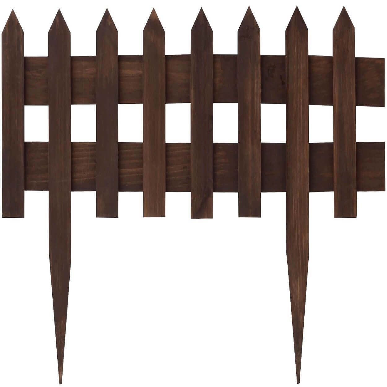 Border Edge Fence Brown H60 Woodie S Border Edge Fence Brown H60 Woodie S