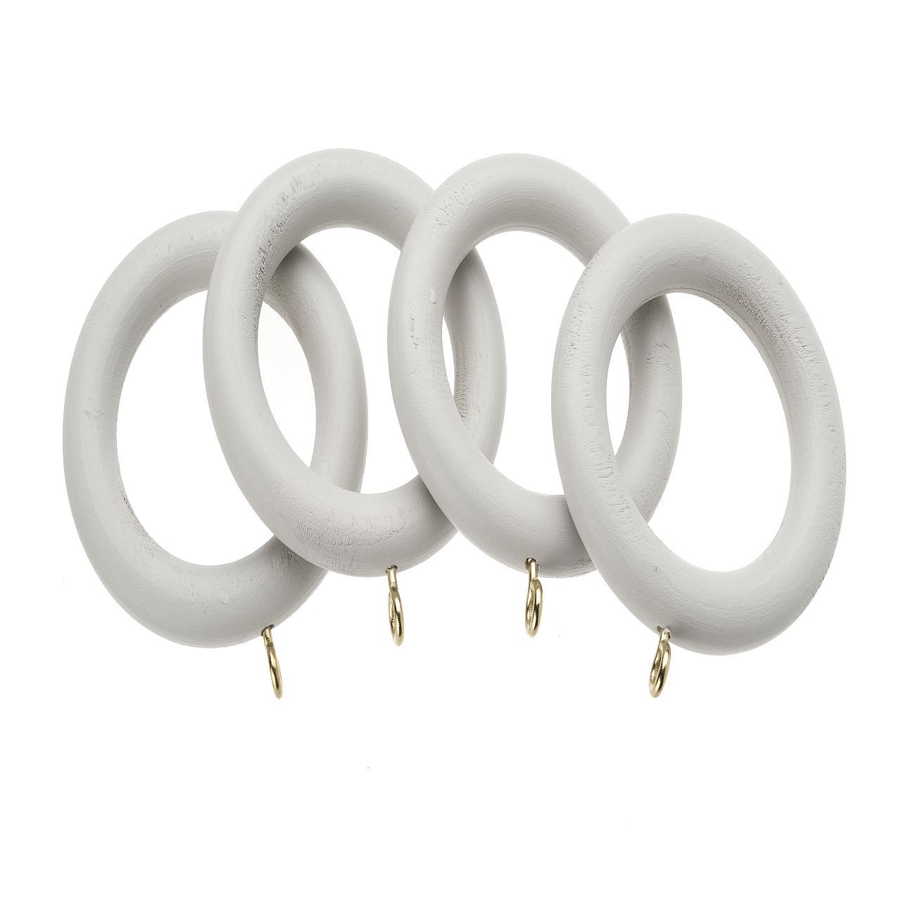 Woodies 28mm Wood Ring x 4 Grey